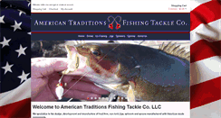 Desktop Screenshot of americantraditionsfishingtackle.com